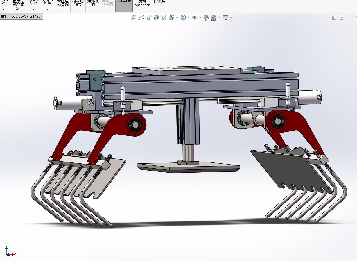 機器人抓手solidworks機械設計制造及自動化工業3d三維模型圖紙